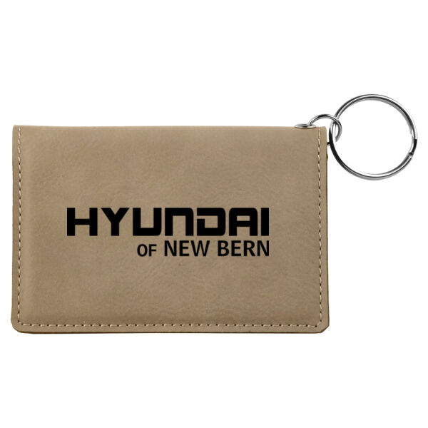 New Bern - Laserable Leatherette Keychain/ID Holder  Thumbnail